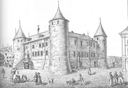 1830’lı yıllarda Yverdon Kalesi